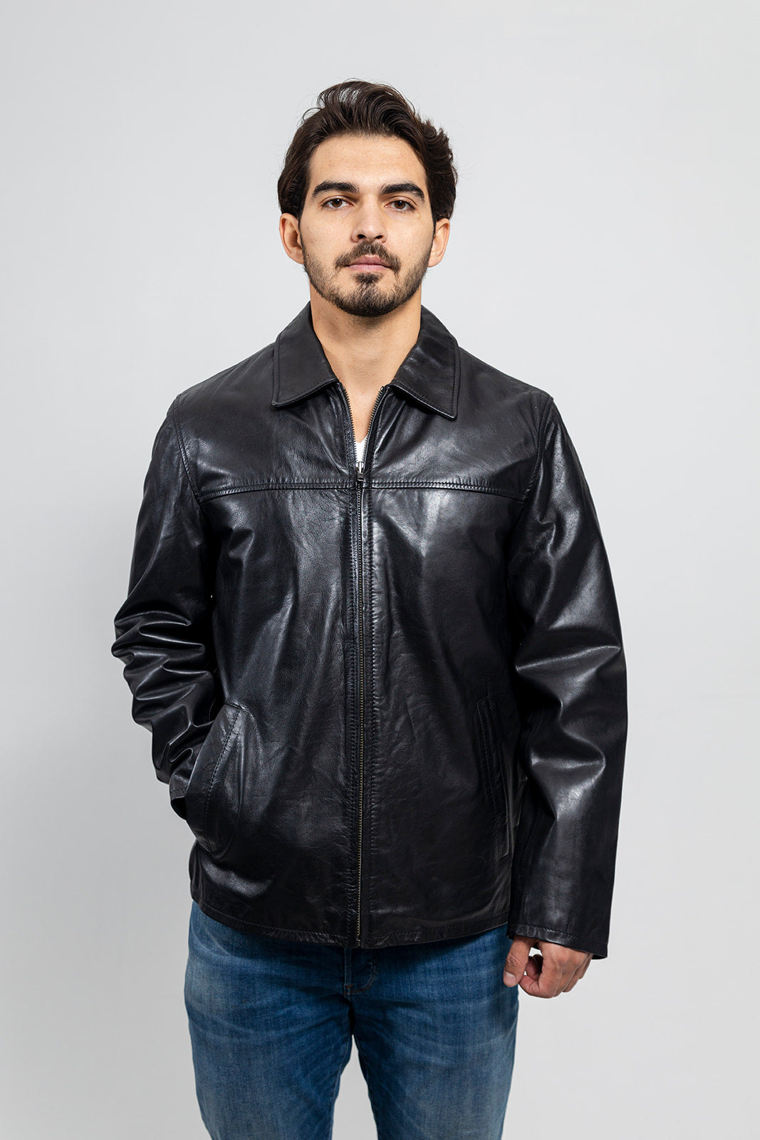 Indiana Mens Leather Jacket