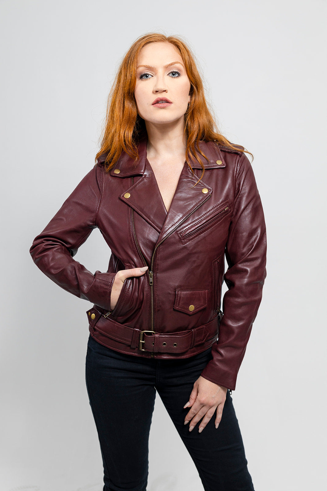 Rebel Womens Leather Jacket