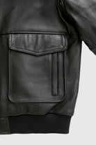 Baron Mens Bomber Leather Jacket Men's New Zealand Lambskin Jacket