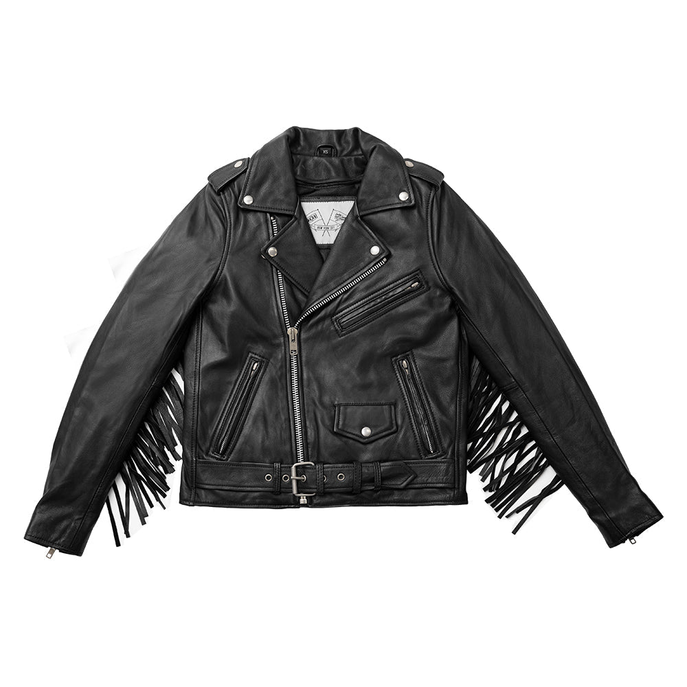 Lesley BH & BR Leather Motorcycle Jacket Black Women's Leather Jacket BH&BR COLLAB