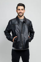 Conner Men's Vegan Faux Leather Jacket Men's Vegan Faux Leather jacket Whet Blu NYC