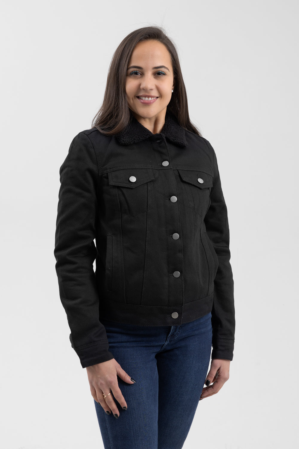 Samantha Women's Vegan Faux Leather Jacket