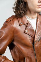 Sid Mens Leather Jacket Men's Motorcycle style Jacket