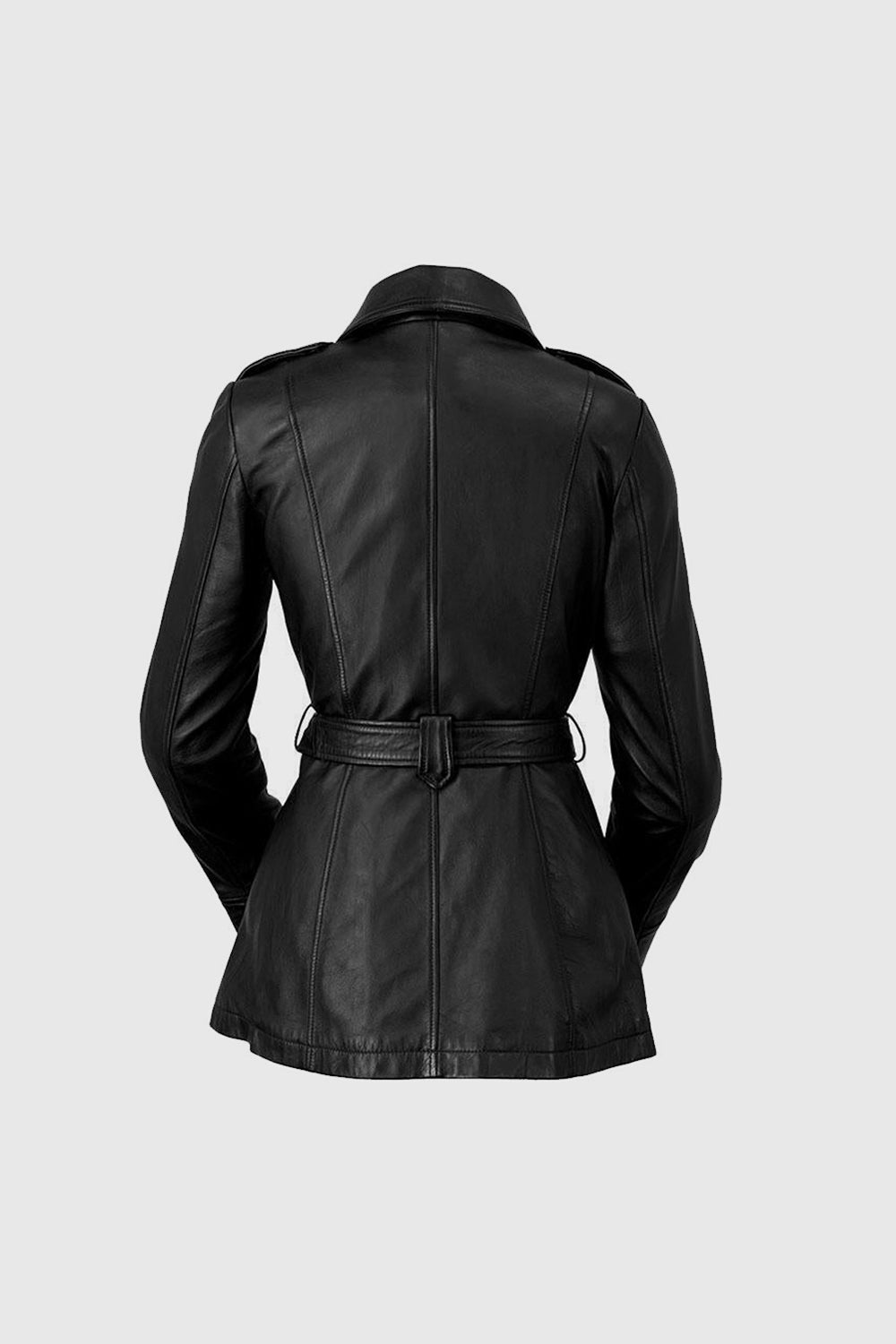 Traci Leather Trench Coat Women's Leather Jacket