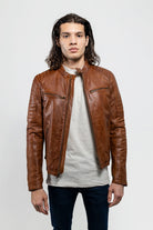 Zack Men's Fashion Leather Jacket Men's Leather Jacket Whet Blu NYC